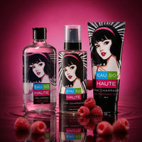 eau so haute Pink Champagne Trio ,Body Wash, Lotion & Mist Set